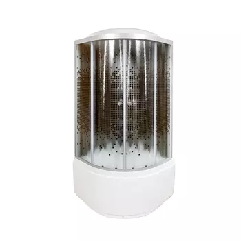 Душевая кабина Deto L890EL BLACK с электрикой 90 x 90 x 215 см L890ELBLACK