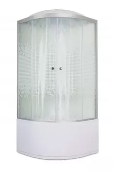 Душевая кабина Deto L910EL с электрикой 100 x 100 см, с крышей