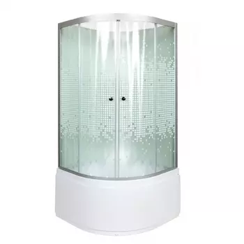 Душевая кабина Deto L910NGM 100 x 100 см, с гидромассажем, без крыши
