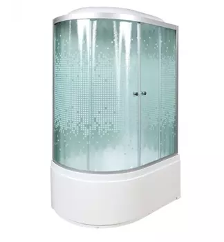 Душевая кабина Deto L920REL 120 x 80 см, с крышей, с электрикой