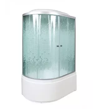 Душевая кабина Deto L920RGM 120 x 80 см, с крышей, с гидромассажем