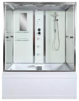 Душевая кабина Deto V160, 160 x 85 см, с электрикой, гидромассажем, с сиденьем