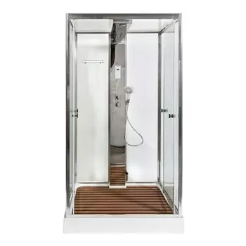 Душевая кабина Deto Z Z122 Espoo 120 x 90 x 220 см с подсветкой, с паром, хром Z122ESPOOSTEAM