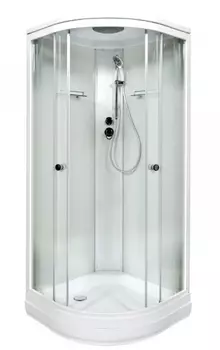 Душевая кабина DM Deto 90 x 90 см, стандартная, профиль белый, DM 2090 DM2090