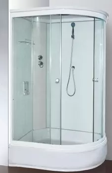 Душевая кабина Loranto CS-8114-M L 120х85х215 профиль белый, стекло матовое, левая