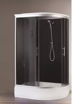 Душевая кабина Loranto CS-8114L 120x85x215 профиль хром, стекло тонированное, левая