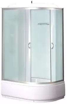 Душевая кабина Loranto SUNWAY CS-66120L F 120х80х215 профиль сатин, стекло матовое, левая CS-66120L F 120*80*215