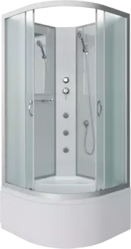 Душевая кабина Niagara Classic NG-2309-14BKG 100x100 см, с гидромассажем 23091424BKG