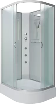 Душевая кабина Niagara Classic NG-33084-14LBKG 100х80 см, без крыши, с гидромассажем 330844LBKG