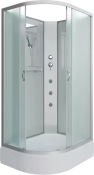 Душевая кабина Niagara Classic NG-33084-14RBKG 100х80 см, без крыши, с гидромассажем 330844RBKG