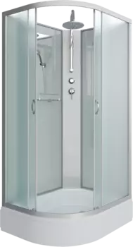 Душевая кабина Niagara Classic NG-33084-14RBKT 100х80 см, без крыши, с тропическим душем 330844RBKT