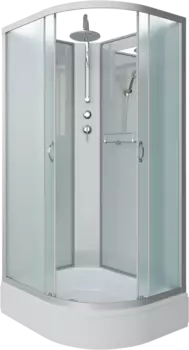 Душевая кабина Niagara Classic NG-33094-14LBKT 100х90 см, без крыши, с тропическим душем 330944LBKT
