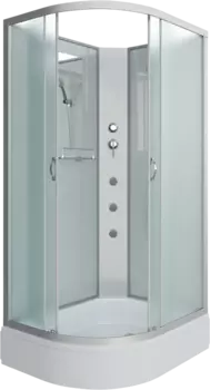 Душевая кабина Niagara Classic NG-33094-14RBKG 100х90 см, без крыши, с гидромассажем 330944RBKG