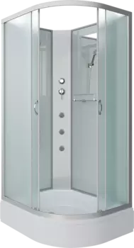 Душевая кабина Niagara Classic NG-33184-14LBKG 110х80 см, без крыши, с гидромассажем 331844LBKG