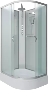 Душевая кабина Niagara Classic NG-33184-14LBKT 110х80 см, без крыши, с тропическим душем 331844LBKT