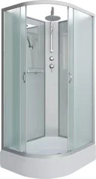 Душевая кабина Niagara Classic NG-33184-14RBKT 110х80 см, без крыши, с тропическим душем 331844RBKT