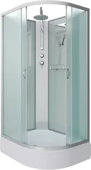 Душевая кабина Niagara Classic NG-33394-14LBKT 130х90 см, без крыши, с тропическим душем 333944LBKT