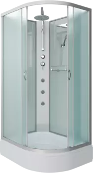 Душевая кабина Niagara Classic NG-33394-14LBKTG 130х90 см, без крыши, с гидромассажем и тропическим душем 333944LBKTG