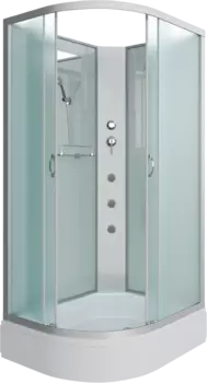 Душевая кабина Niagara Classic NG-33394-14RBKG 130х90 см, без крыши, с гидромассажем 333944RBKG