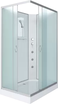 Душевая кабина Niagara Classic NG-43285-14QBKG 120х80 см, без крыши, с гидромассажем 432853QBKG