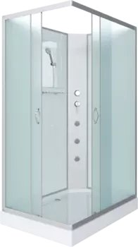 Душевая кабина Niagara Classic NG-43295-14QBKG, 120х90 см, без крыши, с гидромассажем 432953QBKG