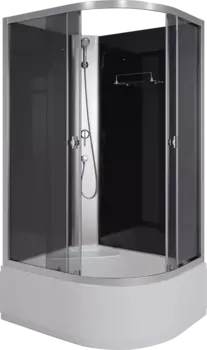 Душевая кабина Niagara Eco E110/80/40L/TN/BK 110х80 см, без крыши
