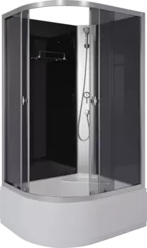 Душевая кабина Niagara Eco E110/80/40R/TN/BK 110х80 см, без крыши