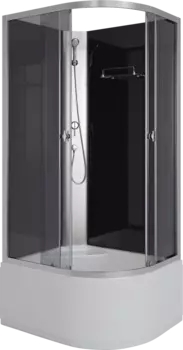Душевая кабина Niagara Eco E90/80/40L/TN/BK 90х80 см, без крыши