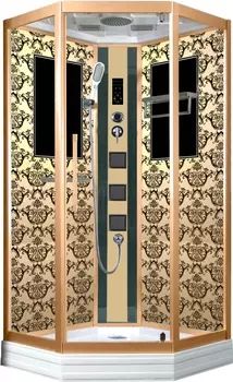 Душевая кабина Niagara Lux 7717G золото