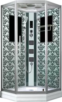 Душевая кабина Niagara Lux 7717W хром, металлик