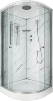 Душевая кабина Niagara Luxe 7701M 90х90, серебро