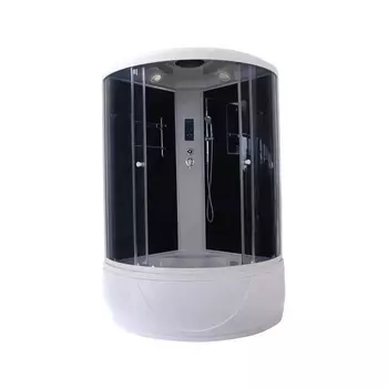 Душевая кабина Parly Classic CN118 118x118х215 профиль белый, стекло тонированное