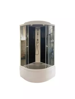 Душевая кабина Parly Classic EC102P 100x100х215 профиль белый, стекло прозрачное