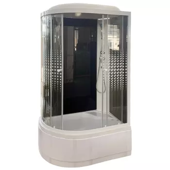 Душевая кабина Parly Classic EC122P-R 120x80х215 профиль белый, стекло прозрачное, правая