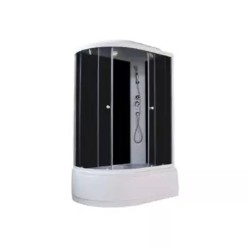 Душевая кабина Parly Classic EC122R 120x80х215 профиль белый, стекло тонированное, правая