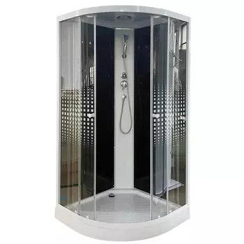 Душевая кабина Parly Classic EС93P 90x90х210 профиль белый, стекло прозрачное EC93P