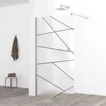 Душевая перегородка Cerutti SPA Pick T90 90 см, профиль хром PICK T90