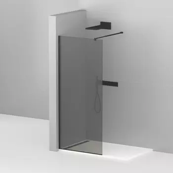 Душевая перегородка Cezares Liberta-L-1-110-GR-NERO LIBERTA-L-1-110-GR-NERO