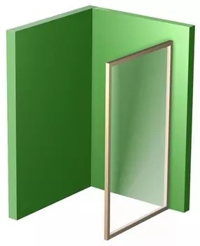 Душевая перегородка Ravak PPS-90 Transparent, профиль сатин 90G70U00Z1