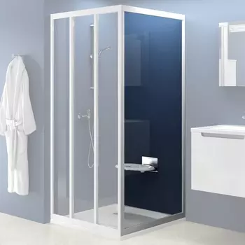Душевая перегородка Ravak PSS-80 Transparent, профиль белый 94040100Z1