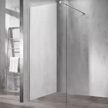Душевая перегородка Vincea Walk-In VSW-1H900CL 90х200 профиль хром, стекло прозрачное