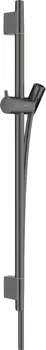 Душевая штанга Hansgrohe Unica 28632340 65 см, шлифованый черный хром