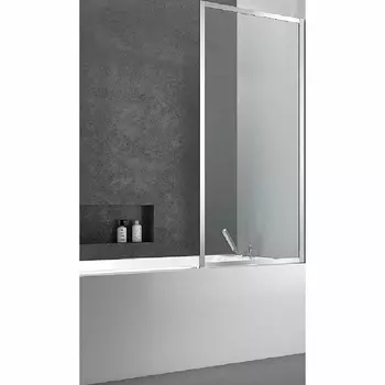 Душевая шторка на ванну Vincea City VSB-41700CL 70х140 профиль хром, стекло прозрачное