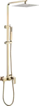 Душевая стойка Abber Daheim AF8220G золотая матовая