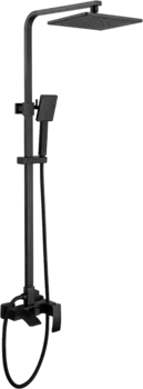 Душевая стойка Abber Wasserfall AF8616B черная матовая