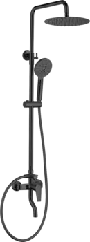 Душевая стойка Allen Brau Eclipse 5.E1007-31 с изливом черная