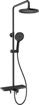 Душевая стойка AQUAme AQM8002B черный