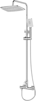 Душевая стойка BelBagno Acqua ACQUA-DOCM-CRM хром