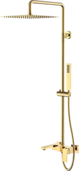Душевая стойка Boheme Qubic 478-G shinny gold