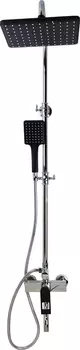Душевая стойка Bronze de Luxe Element EL77CB хром/черный